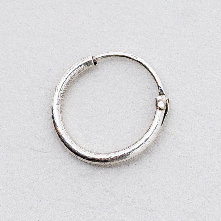 Einzelner Ohrring Creole Silber 0,2 g0