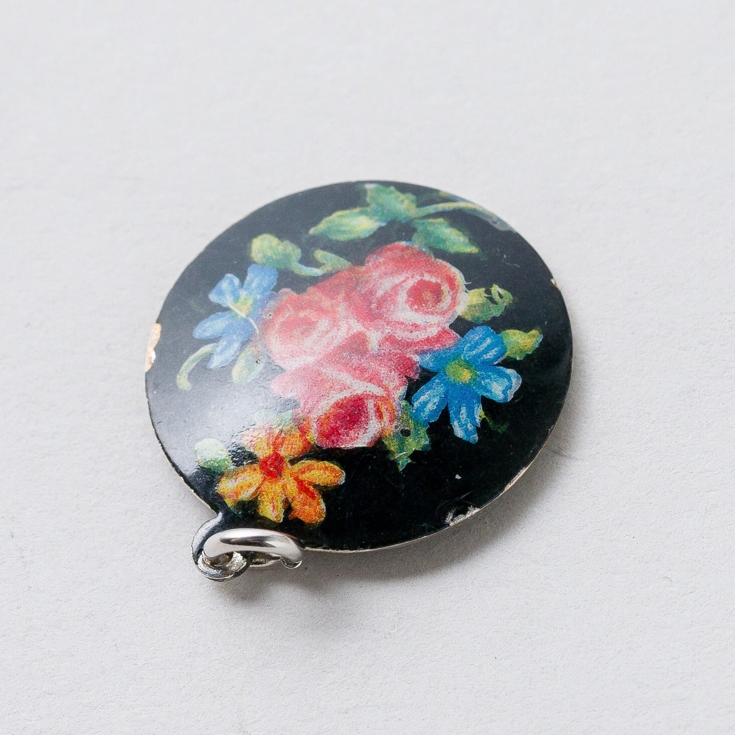 Anhänger 835 Silber Rosen 2,2 cm 2,22 g2