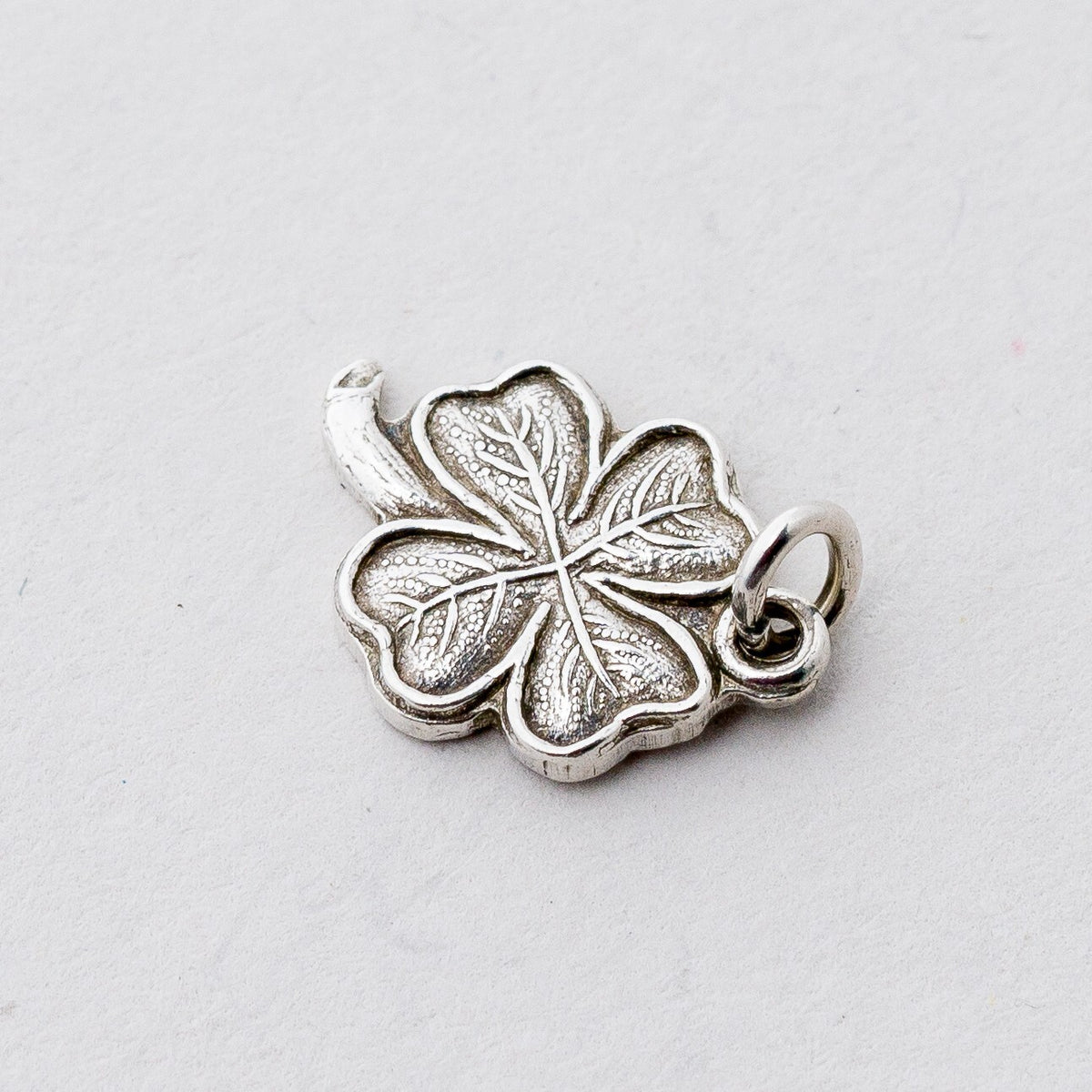 Anhänger Silber 835 Kleeblatt 1,5 cm 0,9 g1
