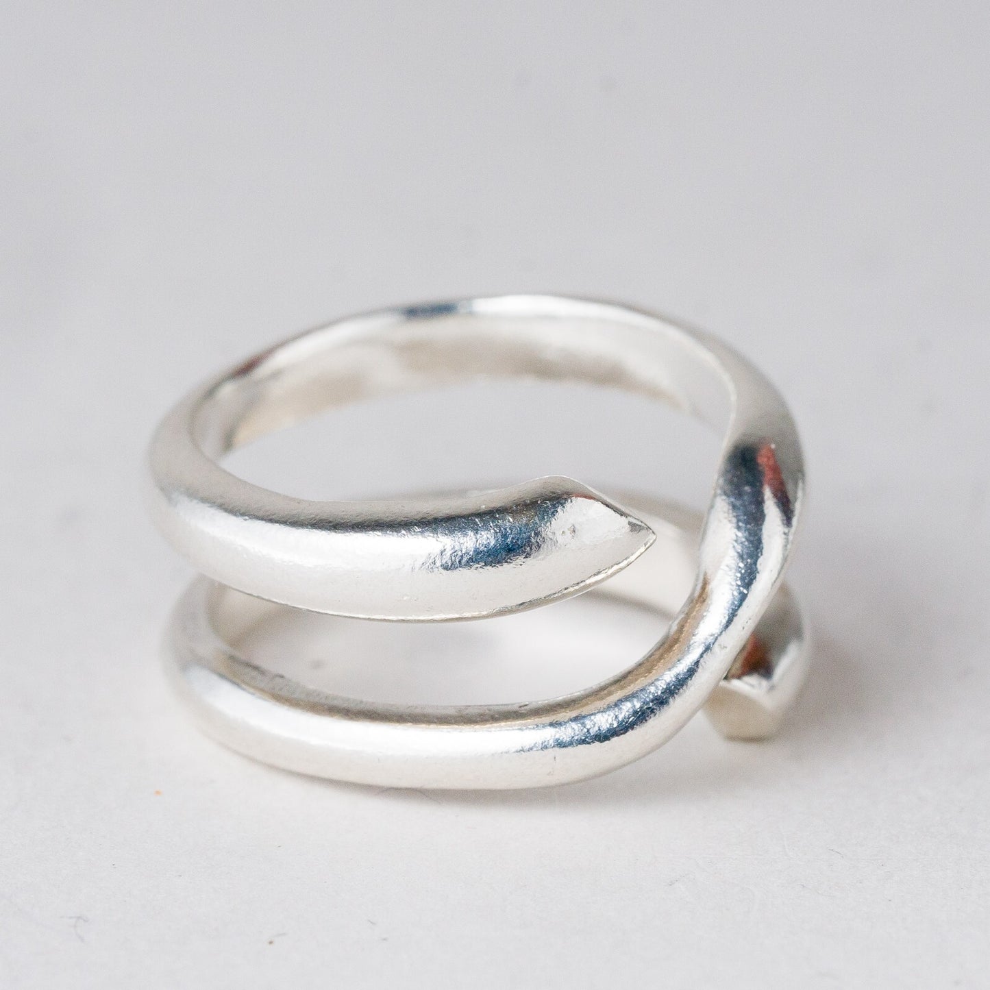 Silber Ring Größe flexibel ca. 57 8,6 g5