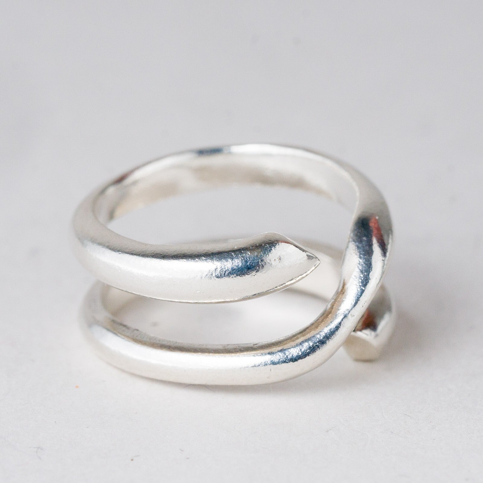 Silber Ring Größe flexibel ca. 57 8,6 g5