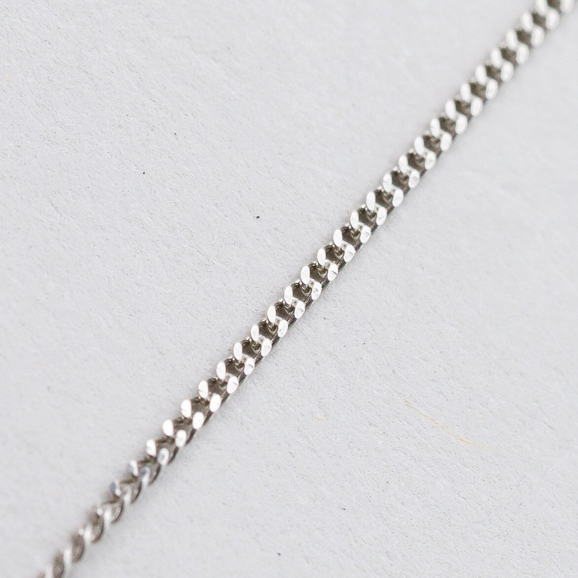 Silber Halskette 925 Panzerkette 1 mm 46 cm 1,37 g4