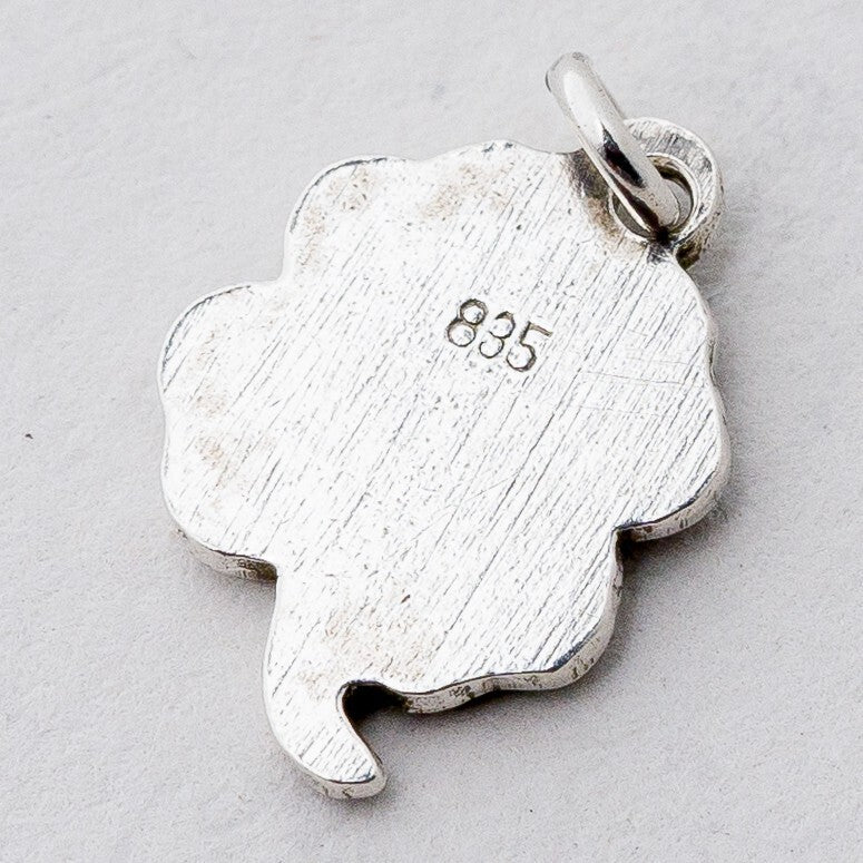 Anhänger Silber 835 Kleeblatt 1,5 cm 0,9 g6
