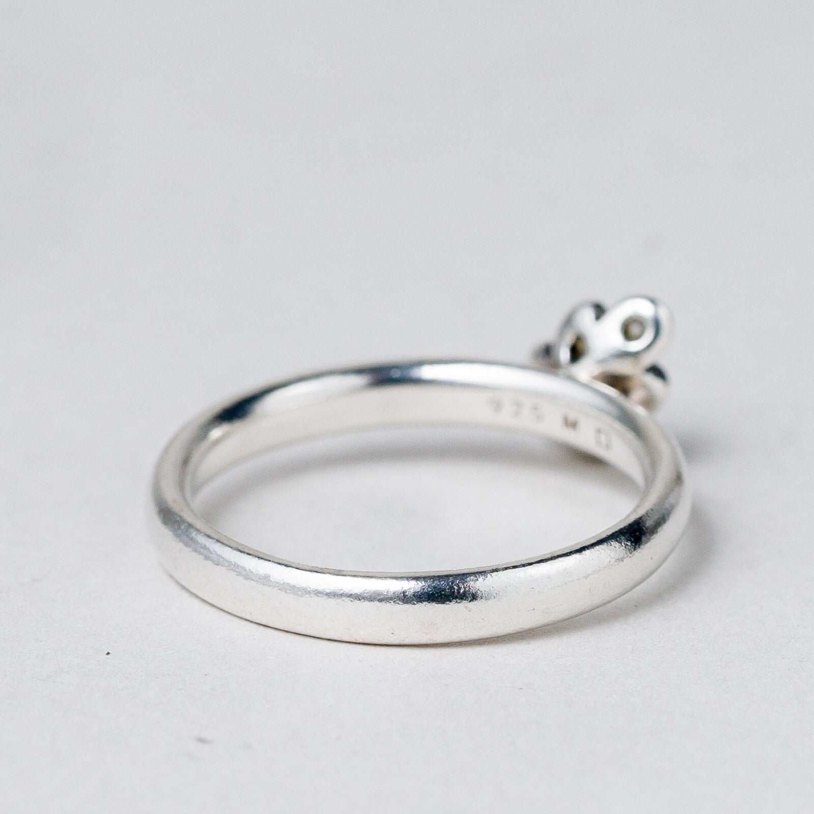 Spinning Silber Ring 925 Weiße Steine Größe 55 (17,5 mm Ø) 2,95 g3