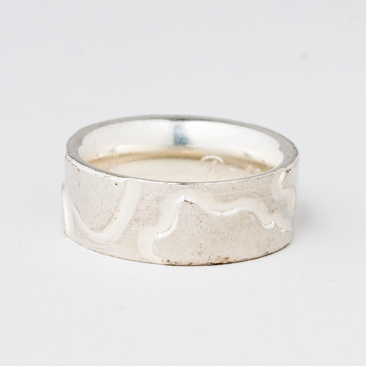 Ring bruno banani Gravur innen 7,01 g 925er Silber Größe 48 (15,3 mm Ø)0