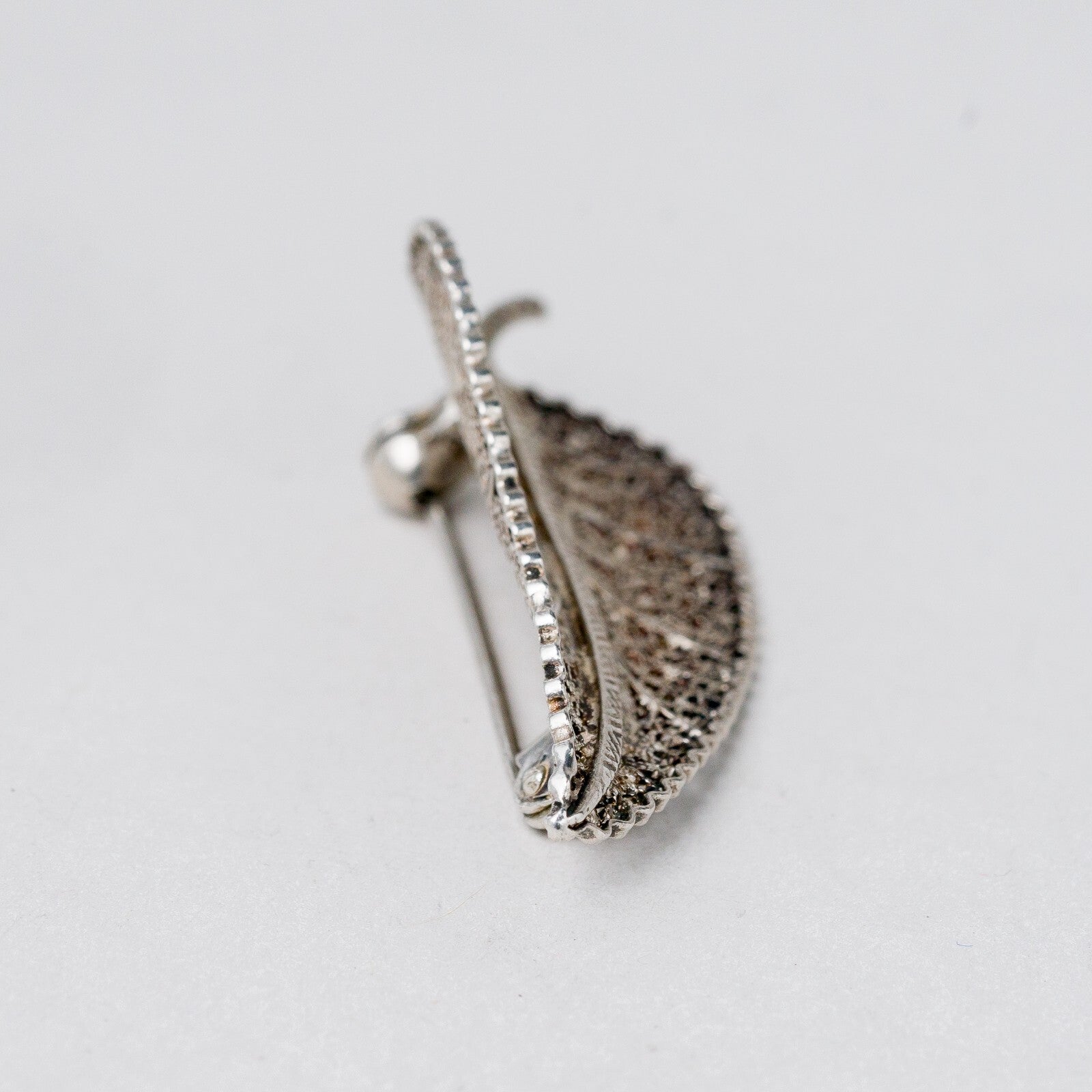 Brosche 835 Silber filigran 4 cm 3,14 g3