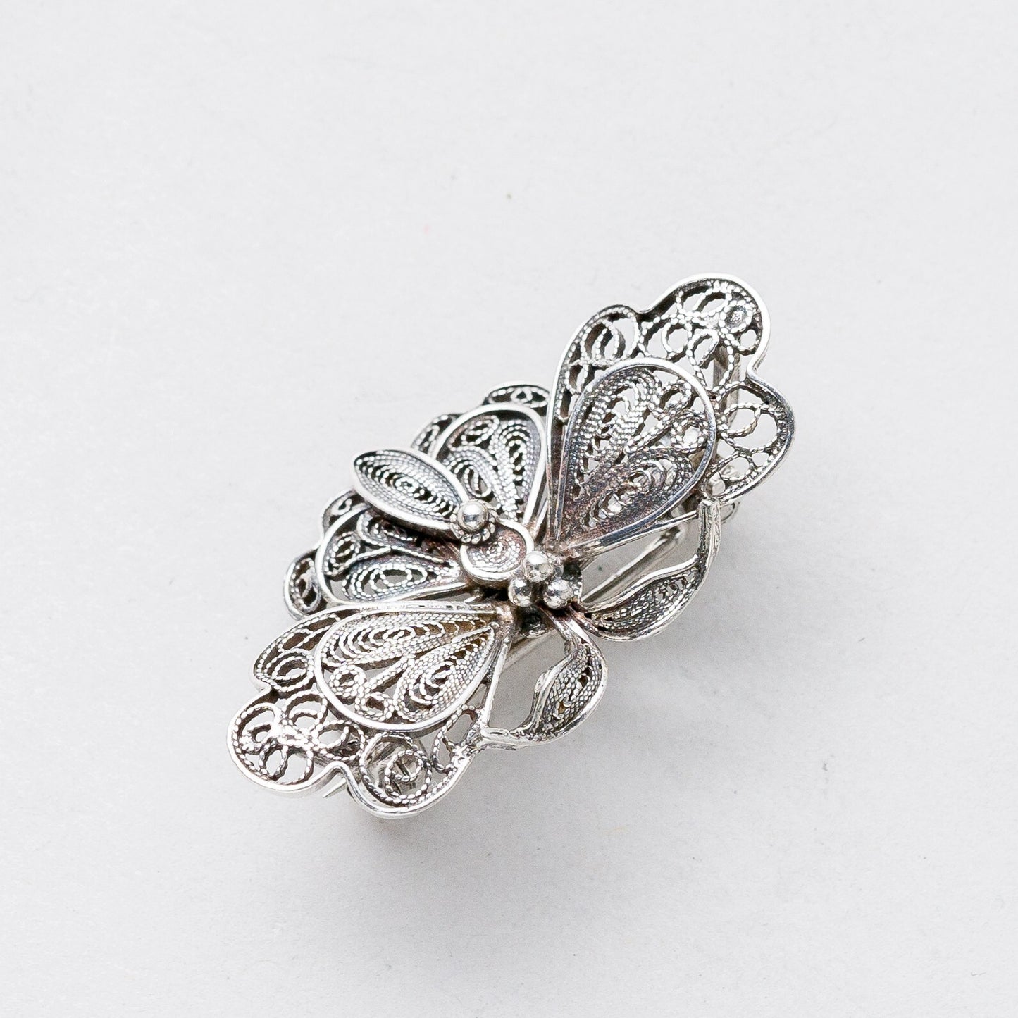 Brosche Silber Schmetterling filigran 3,3 cm 3,67 g1