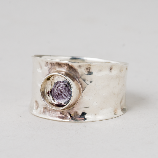 Ring ohne Stein 925er Silber 5,91 g Größe 68 (21,6 mm Ø)0