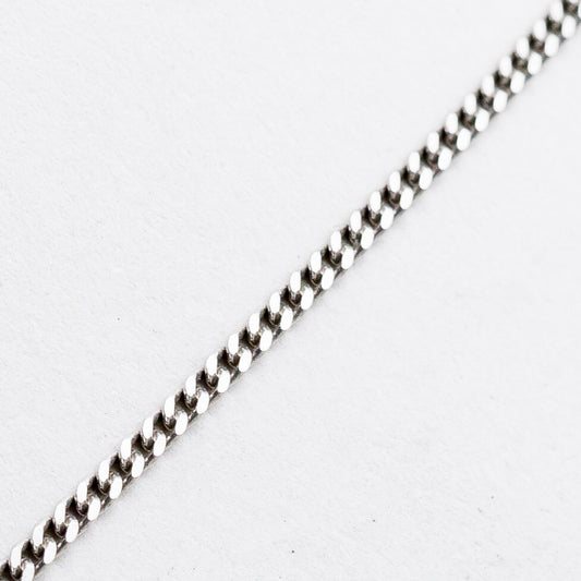Silber Halskette 925 Panzerkette 1,6 mm 45 cm 3,58 g0
