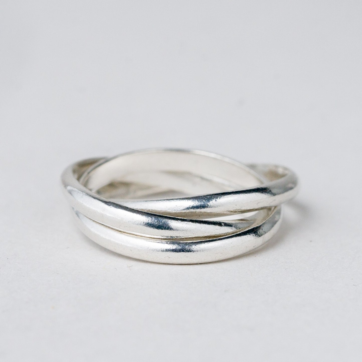 Silber 3 x Ring Trinity Größe 50 (15,9 mm Ø) 3,65 g4
