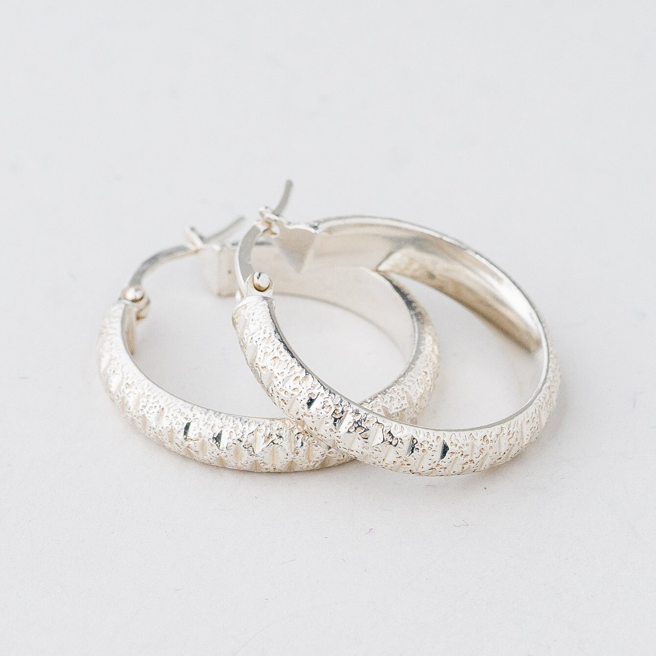 Ohrringe Creolen 925 Silber 4,34 g0