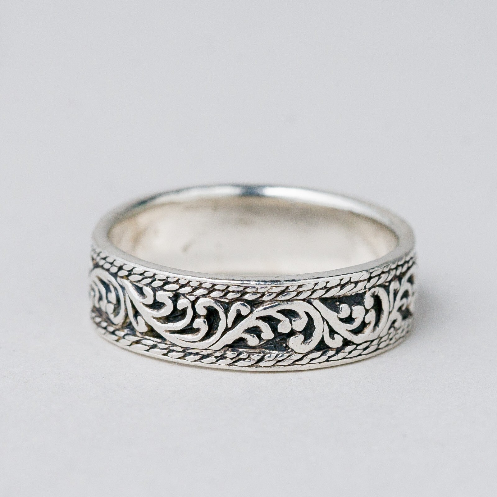 Silber Ring 925 Größe 57 (18,1 mm Ø) 4,77 g3