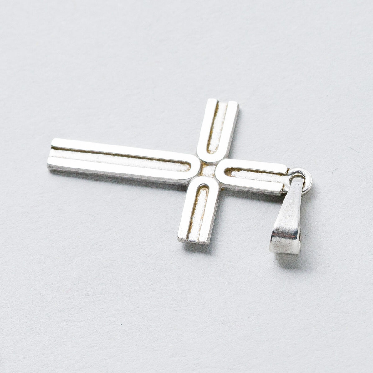 Anhänger 835 Silber Kreuz 3,2 cm 1,22 g1