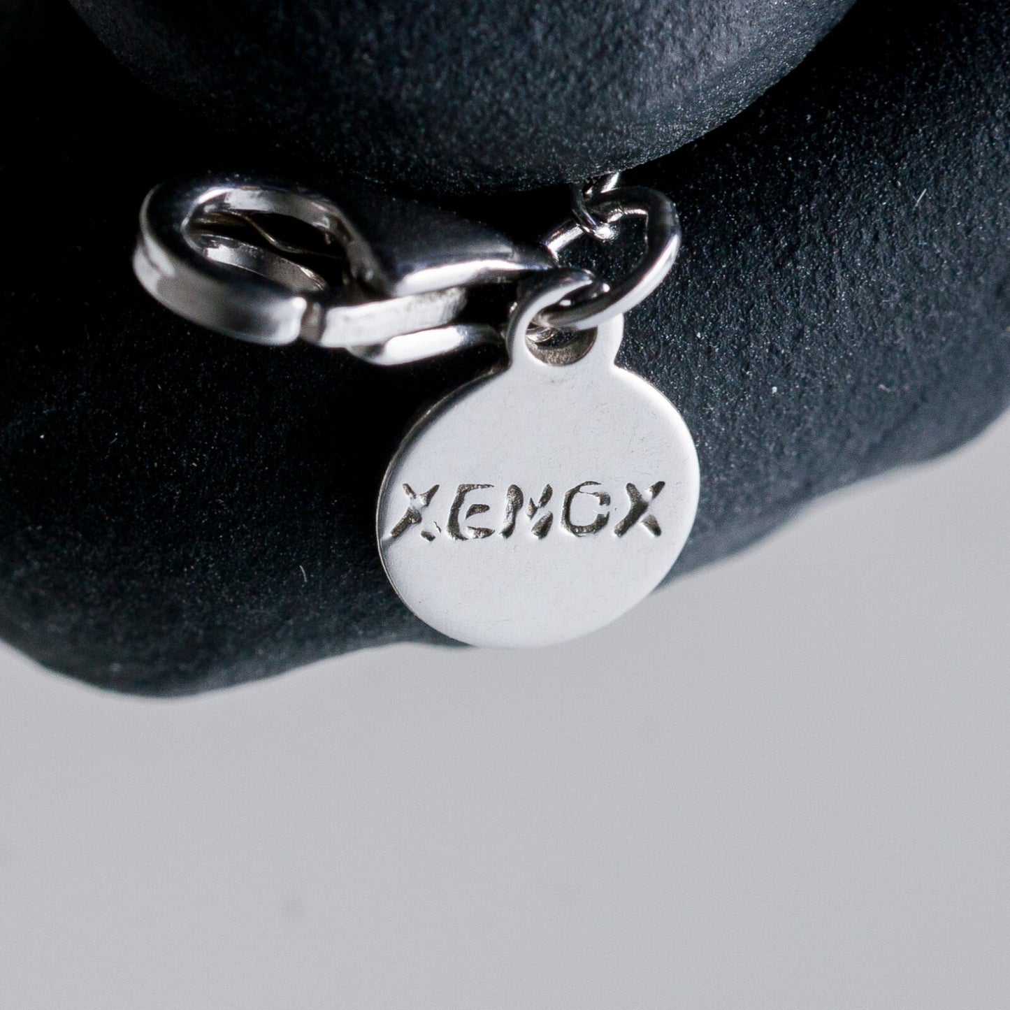 Xenox Silber Ankerkette 40 cm 925 Weißer Stein 2,95 g3