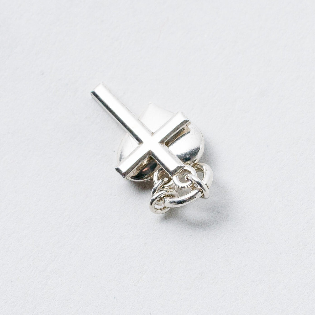 Anhänger 835 Silber Herz Kreuz 1,6 cm 1,04 g1