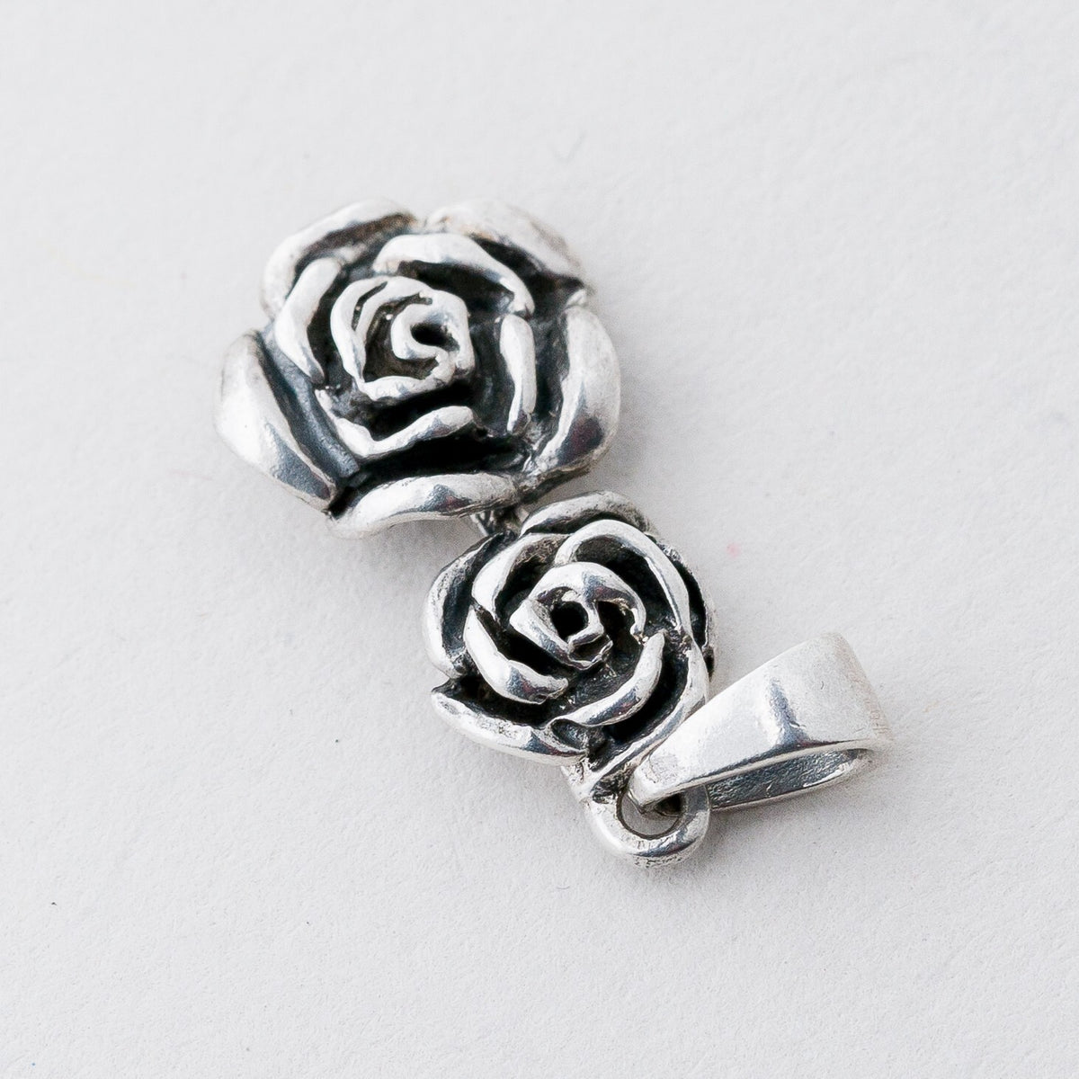 Anhänger Silber 925 Rosen 2,5 cm 2,54 g1