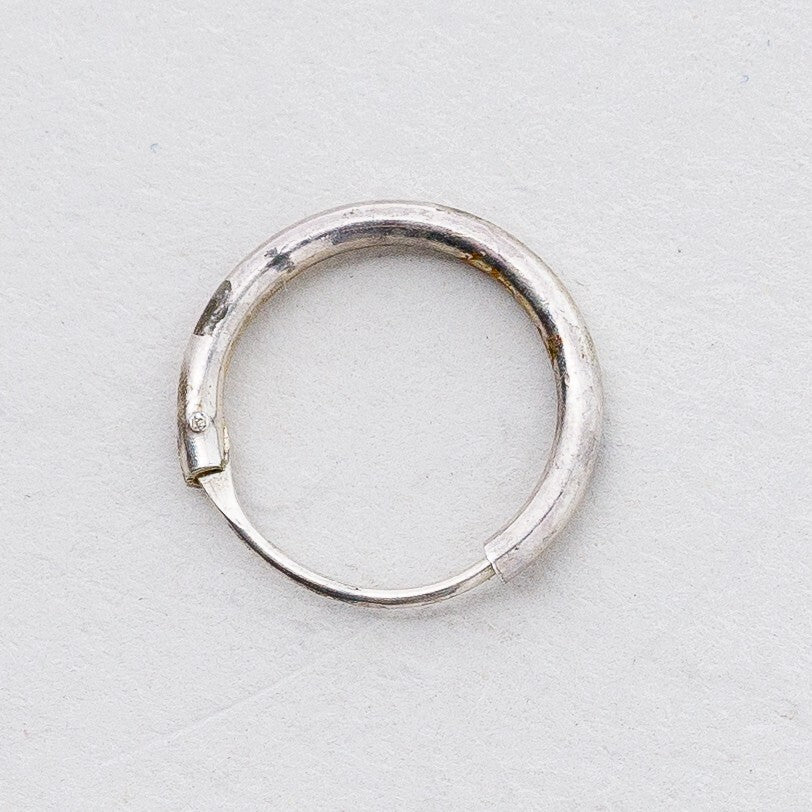 Einzelner Ohrring Creole Silber 0,27 g5