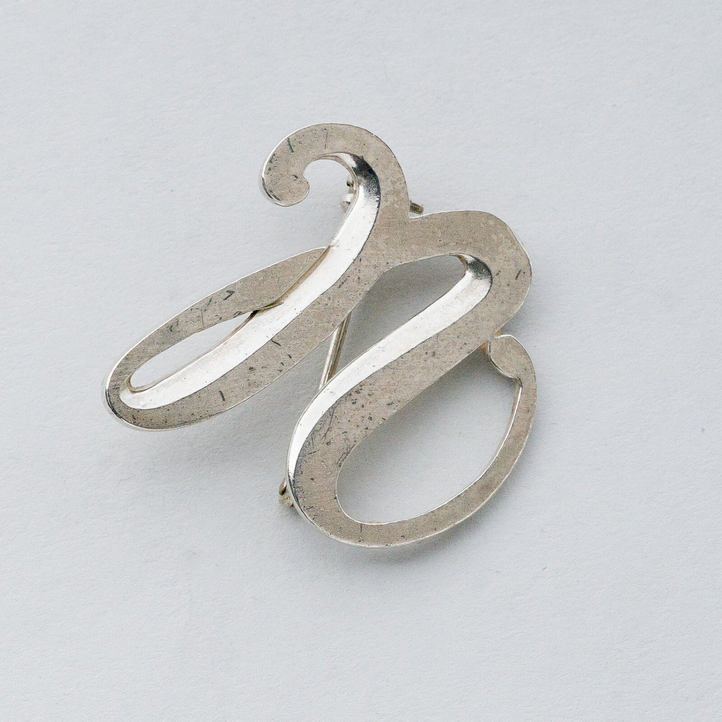 Silber Brosche Spange 925 "U" 5,11 g2