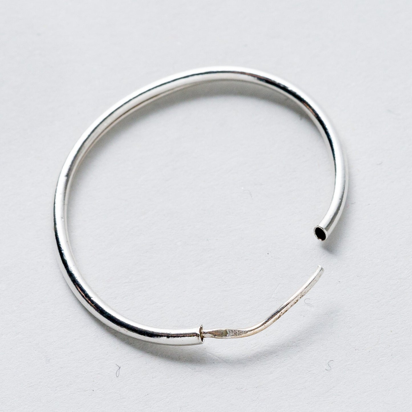 Einzelner Ohrring Creole Silber 925 0,68 g5