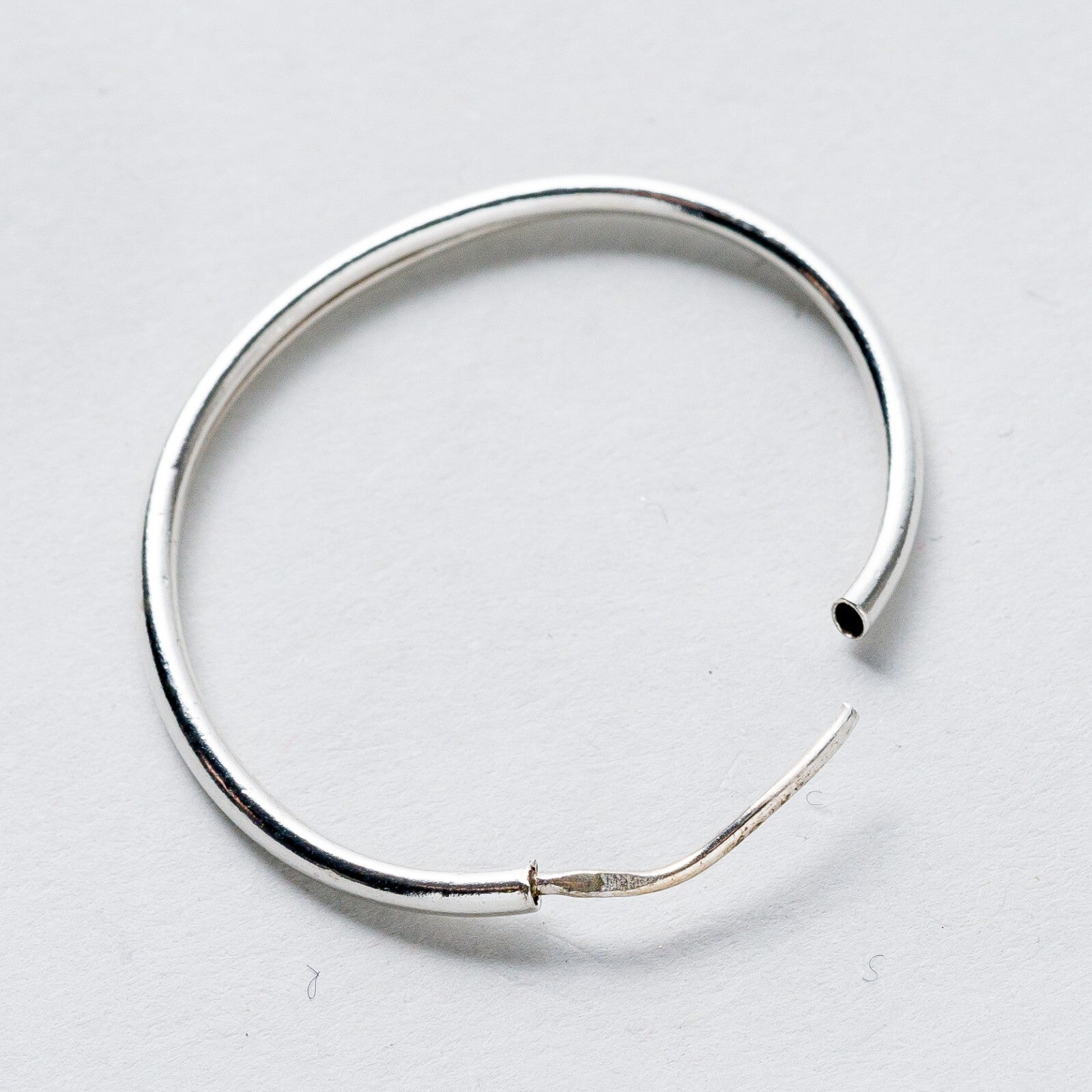 Einzelner Ohrring Creole Silber 925 0,68 g5