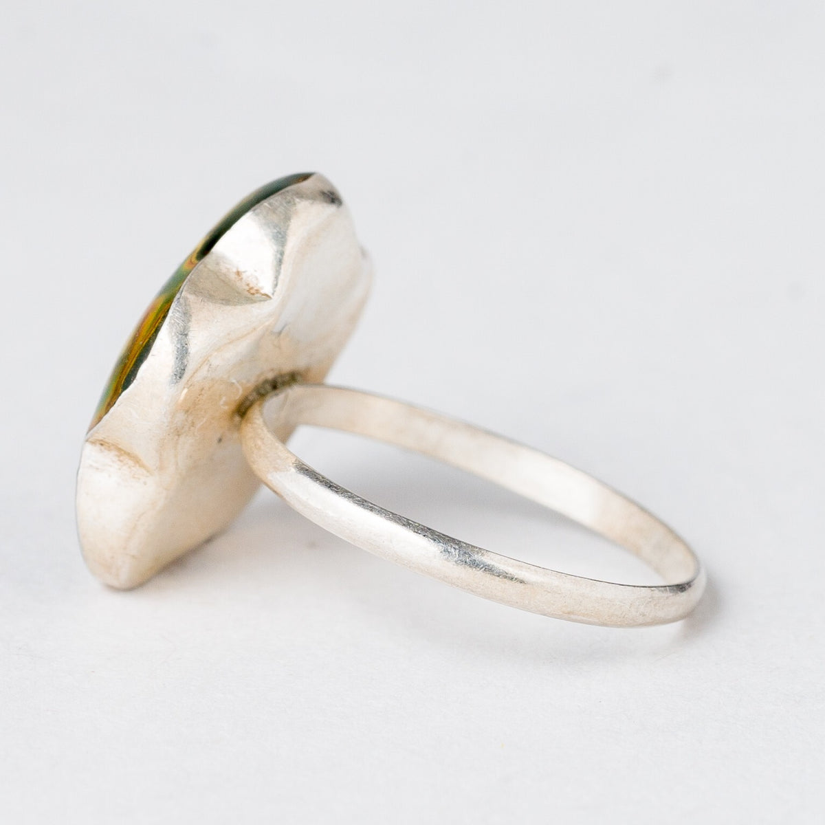 Silber Ring 925 Pilz Größe 47 (15,0 mm Ø) 1,43 g4