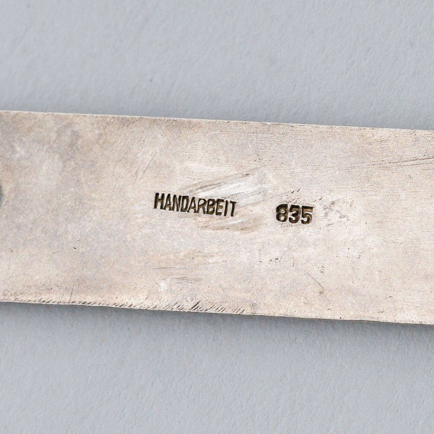 Silber Brosche Spange 835 Floral "Handarbeit" 10,37 g1