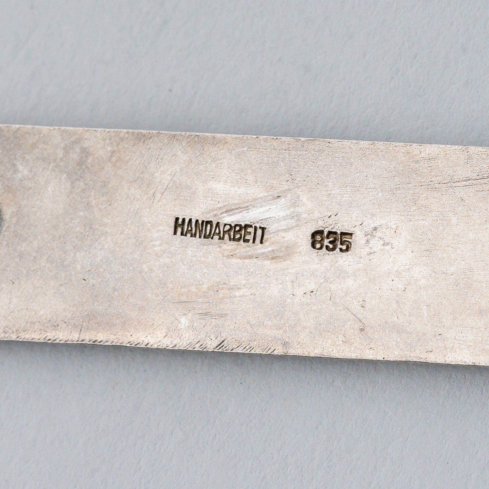 Silber Brosche Spange 835 Floral "Handarbeit" 10,37 g1