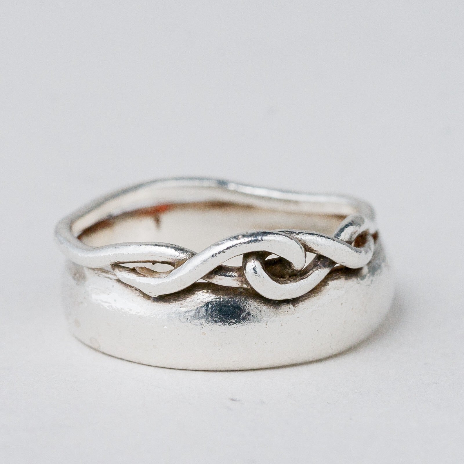 Silber Ring 925 Größe 53 (16,8 mm Ø) 5,48 g5