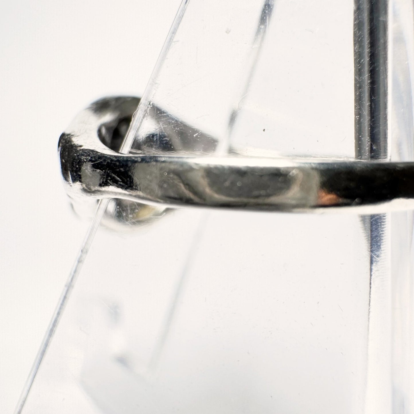 Ring 835er Silber (gestempelt) Größe 50 mit Blüte 2,49g5