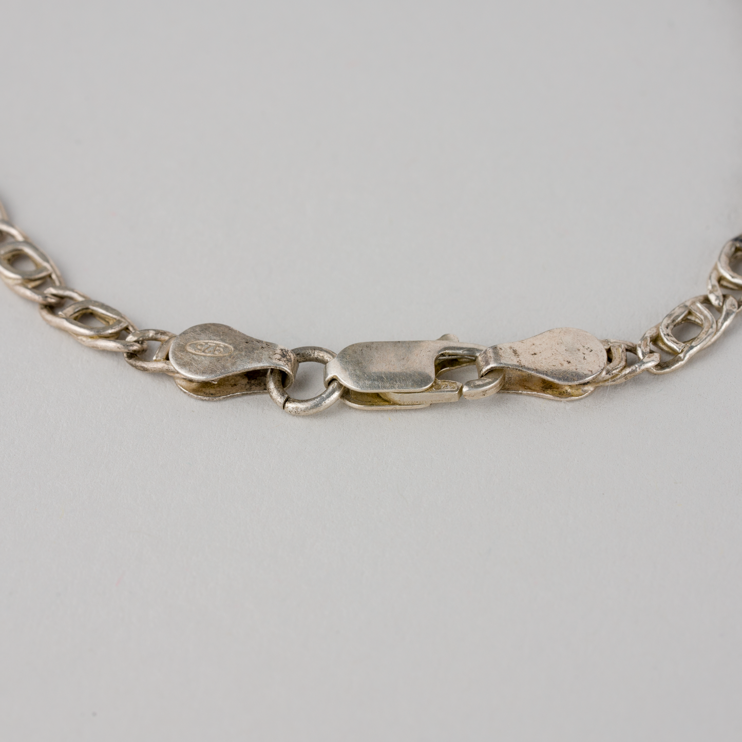 Silberkette 925er Silber 2g Kästchenpanzerkette 21 cm x 0,3 cm2