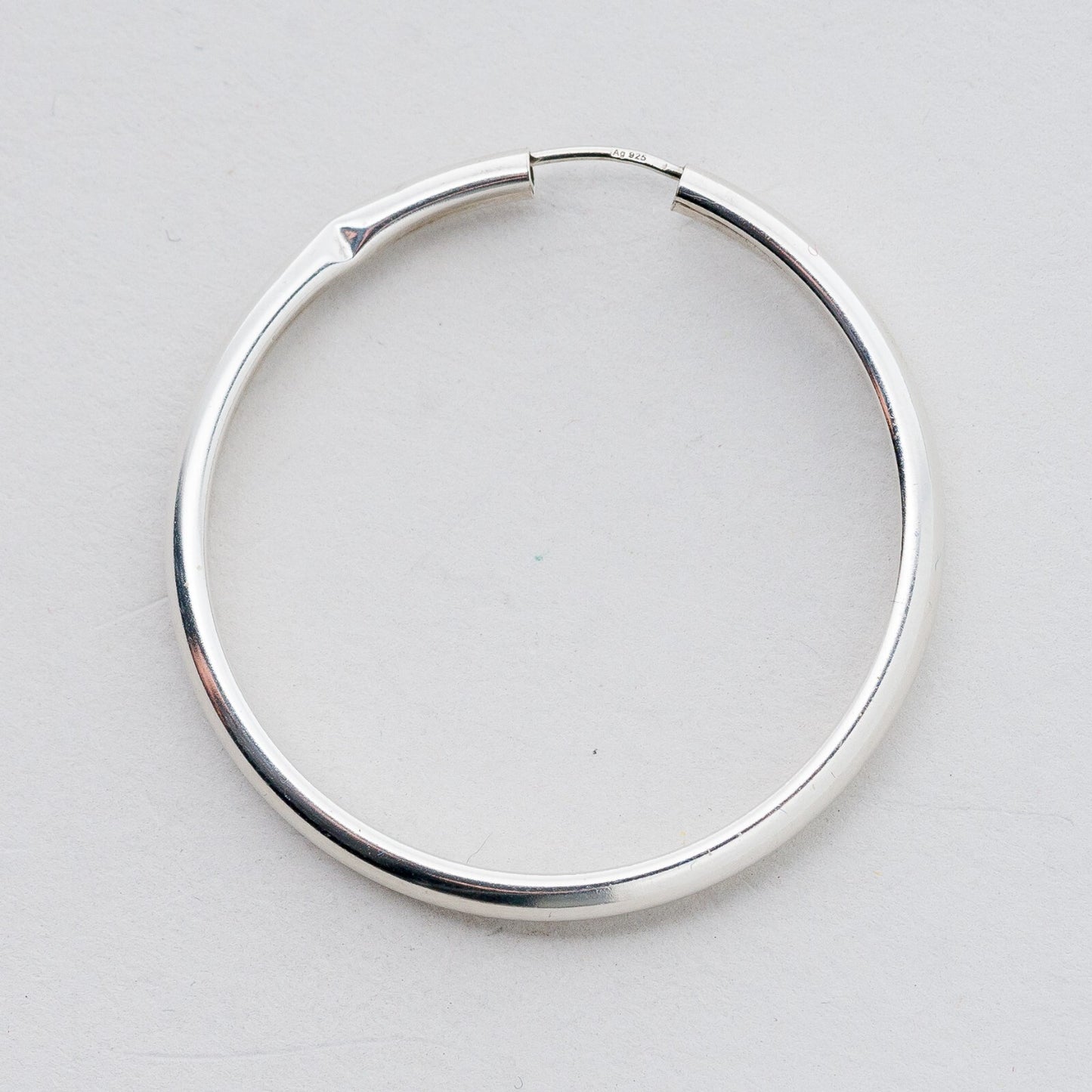 Einzelner Ohrring Creole 925 Silber 1,63 g0