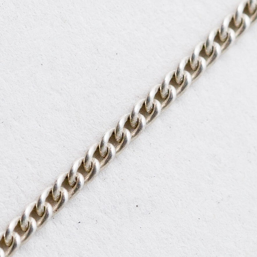 Silber Halskette 835 Panzerkette 1,6 mm 70 cm 5,22 g3