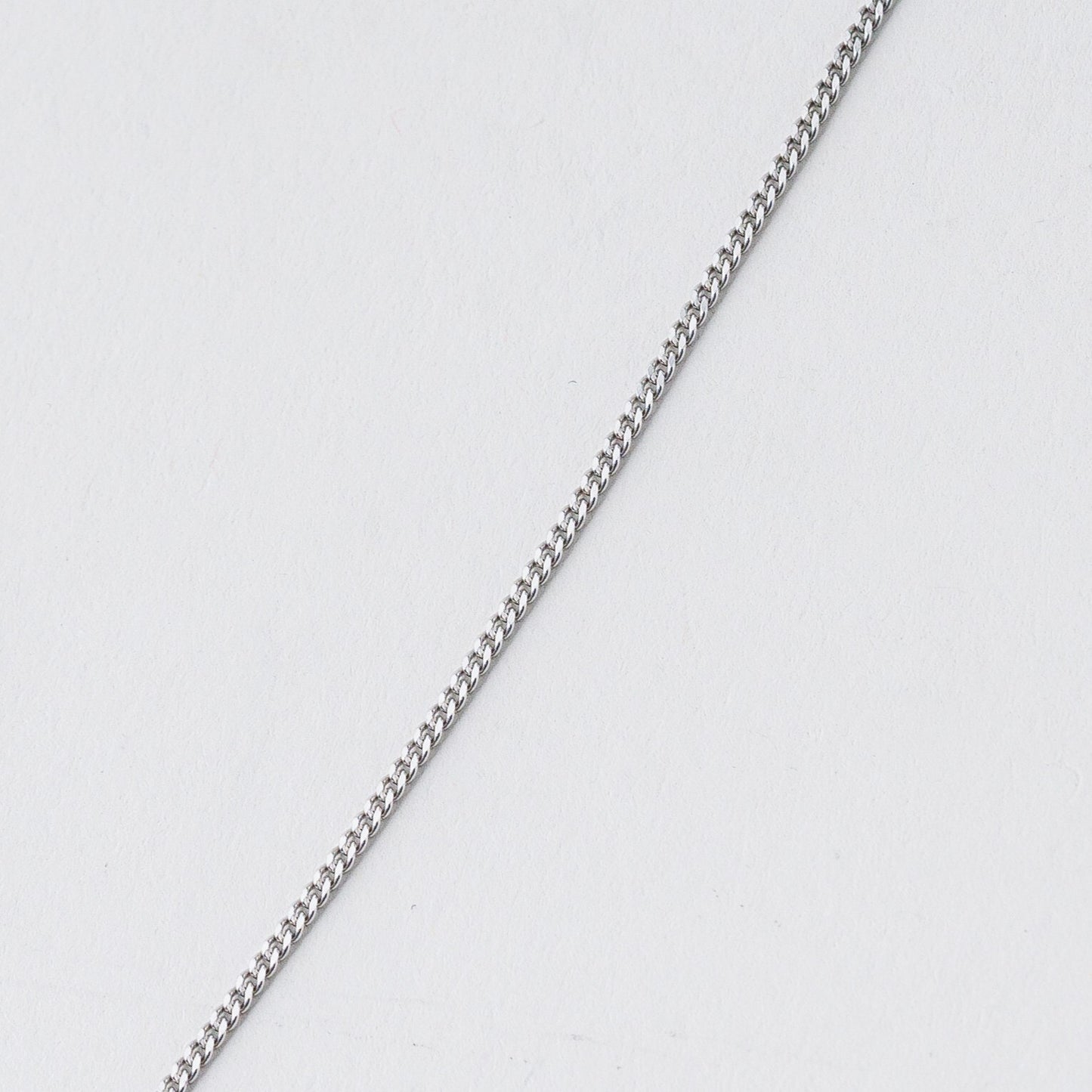 Silber Panzerkette 42 cm 835 Blaue Steine 2,59 g8
