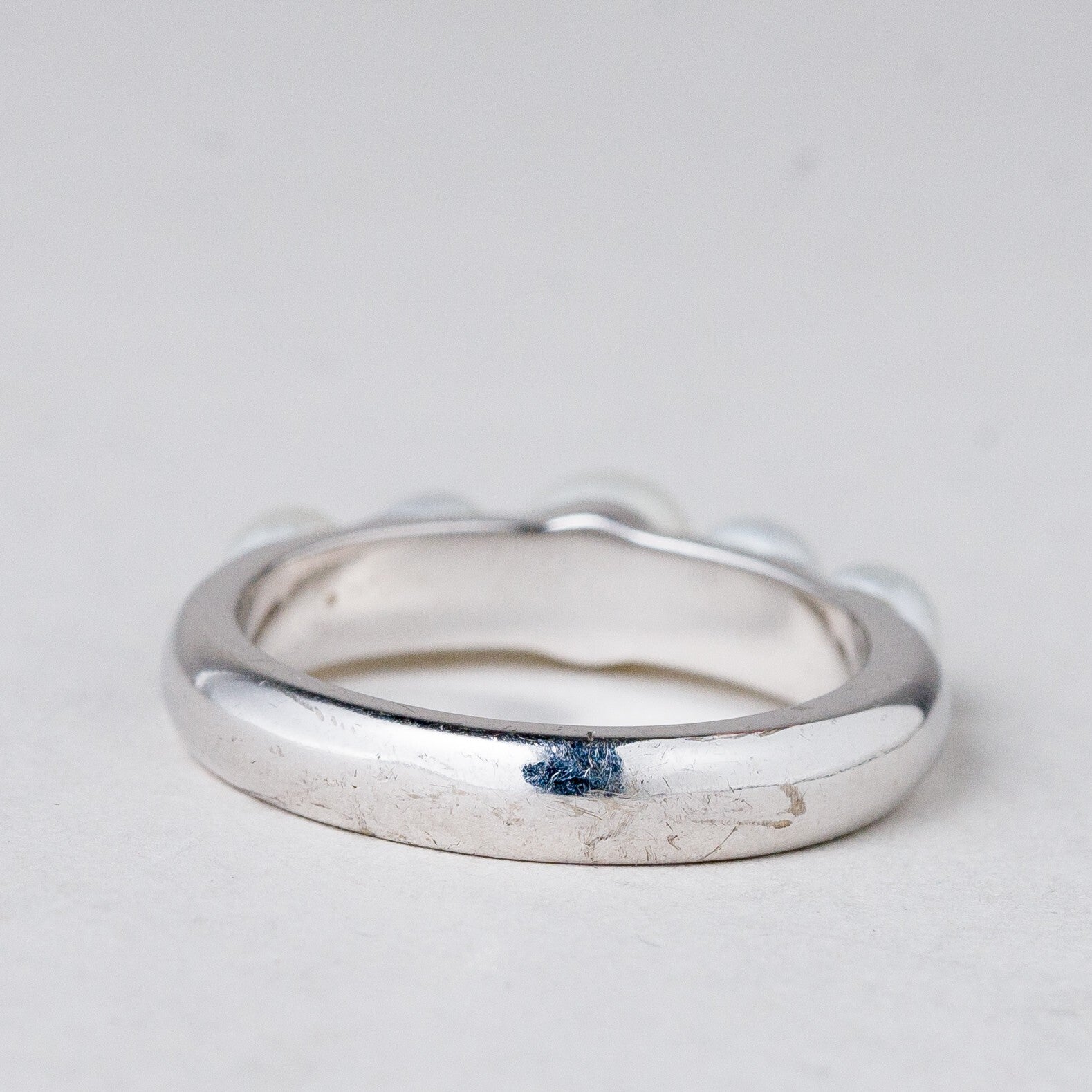 Ring Perlen 3,71 g 925er Silber Größe 53 (16,8 mm Ø)3