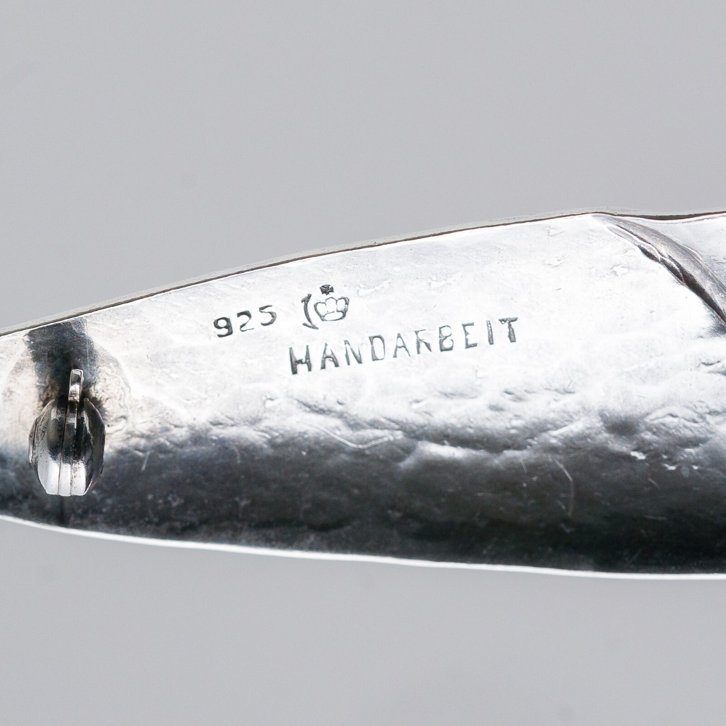 Silber Brosche Spange 925 Hammerschlag 6,61 g4