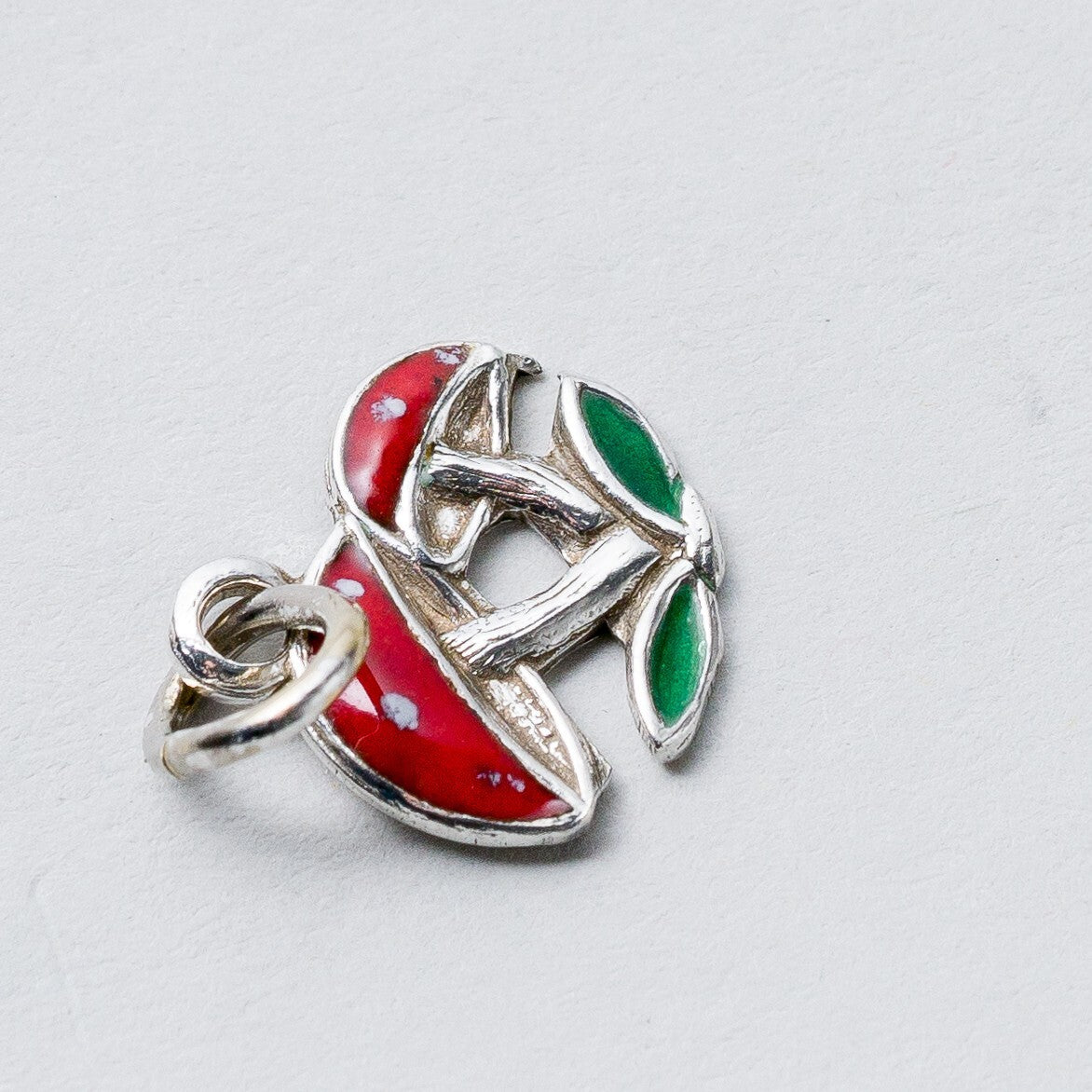 Anhänger 800 Silber Pilze 1,5 cm 0,8 g2