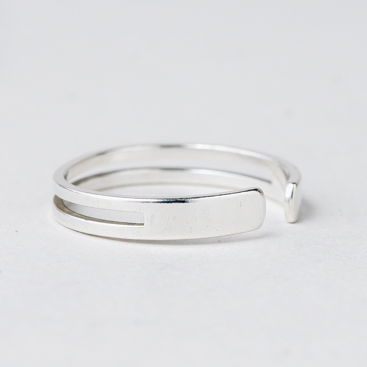 Ring Silber 925 Größe flexibel ca. 58 1,43 g5