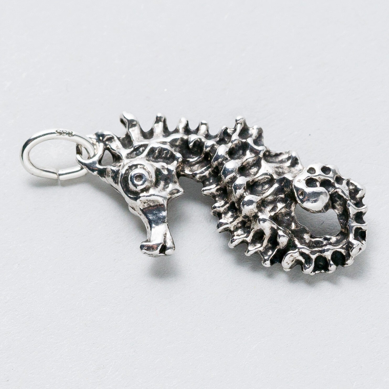 Anhänger 835 Silber Seepferdchen 3,1 cm 3,6 g5