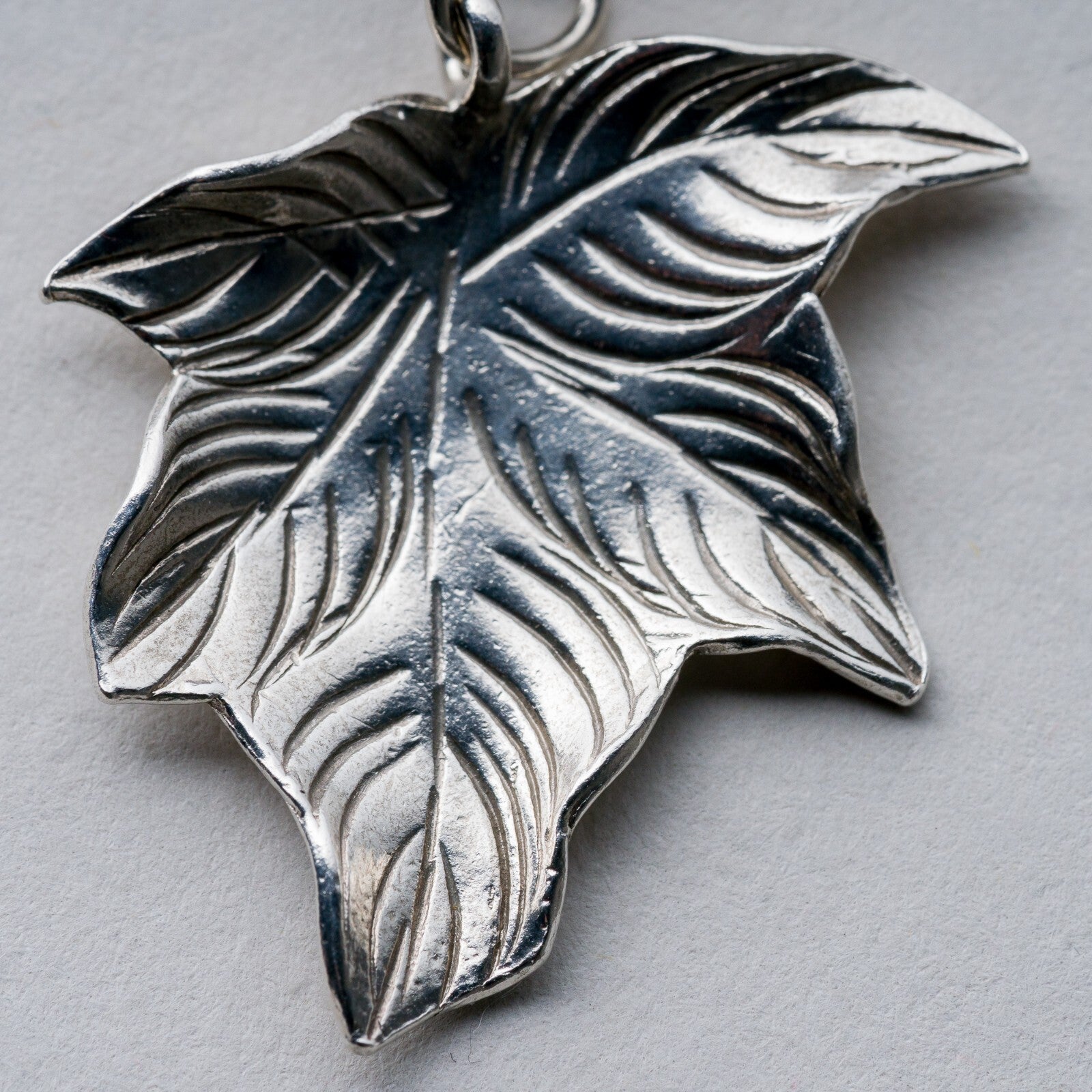 Anhänger Silber Blatt 4 cm 3,24 g2
