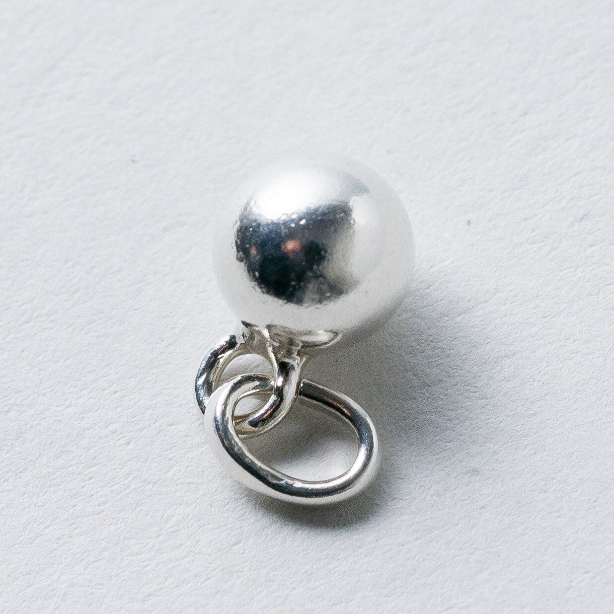 Anhänger Silber Kugel 1,2 cm 0,6 g5