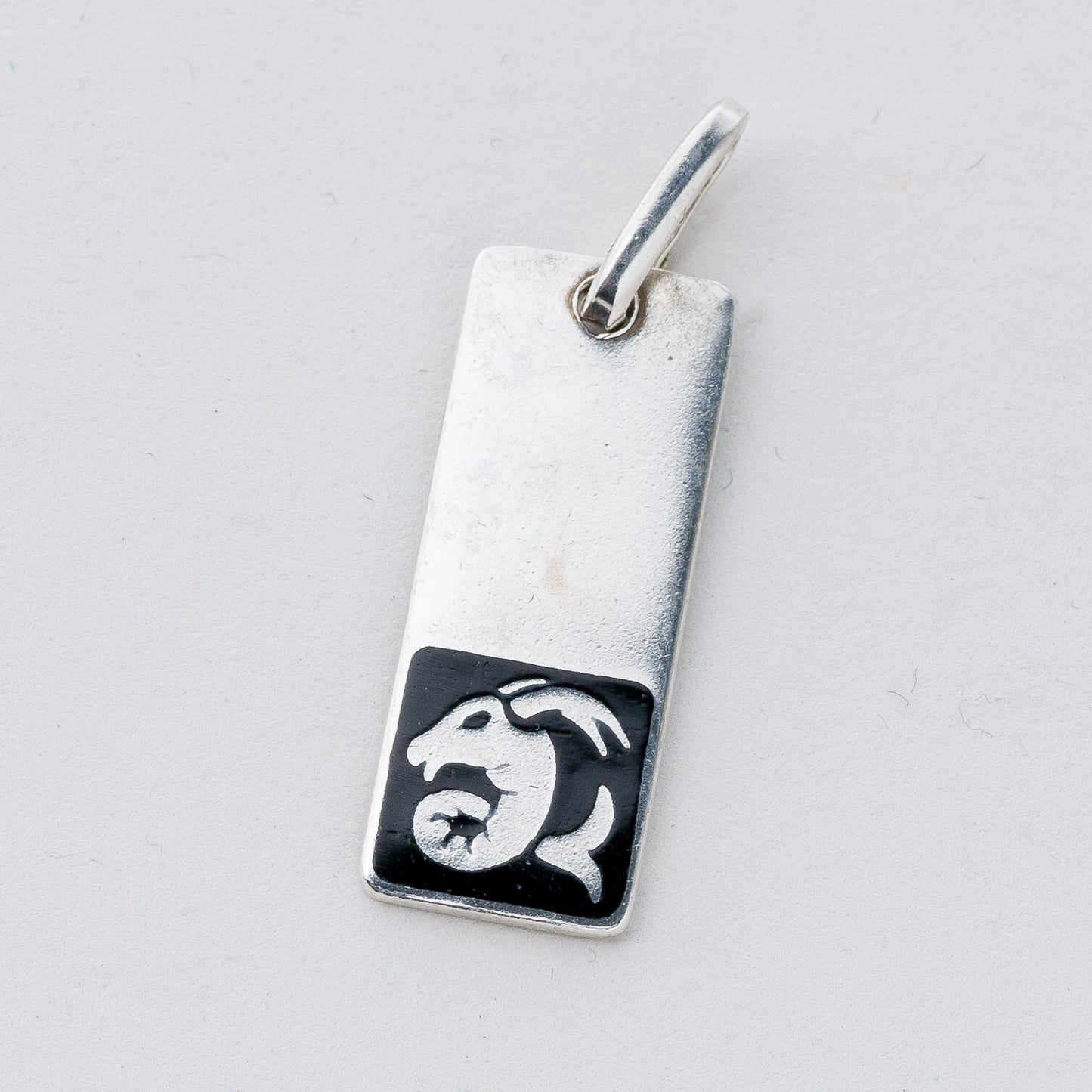 Anhänger Silber 925 Steinbock 3 cm 3,11 g0