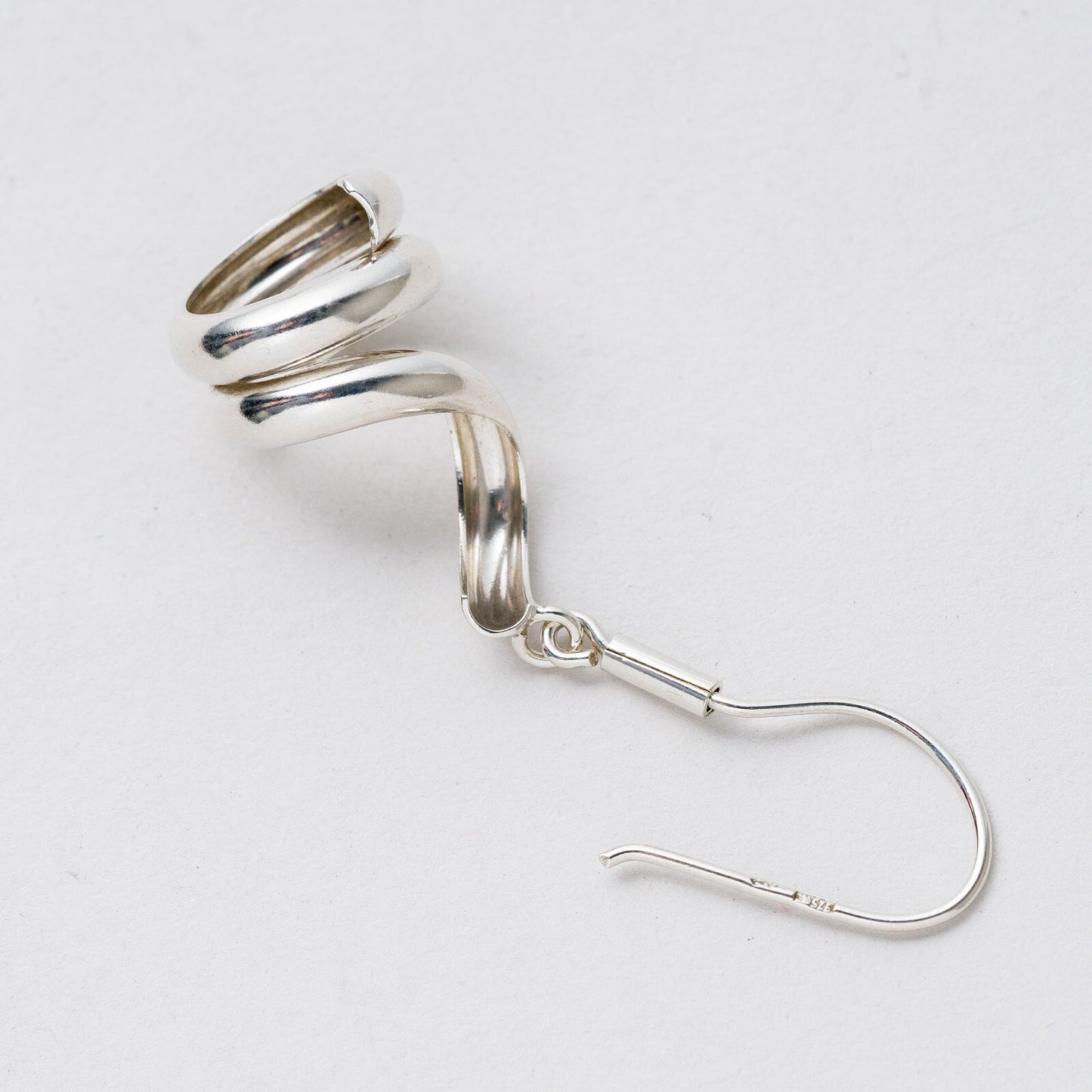 Einzelner Ohrring Hängeohrring 925 Silber 2,45 g1