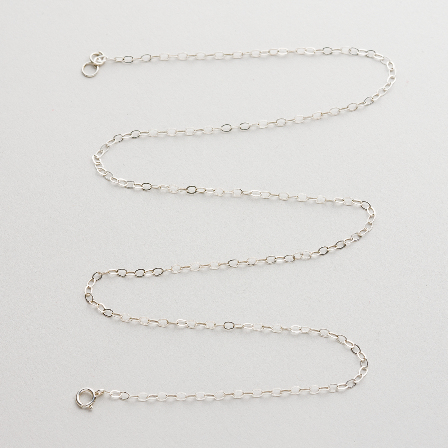 Silberkette 925er Silber 2g Ankerkette 44 cm0