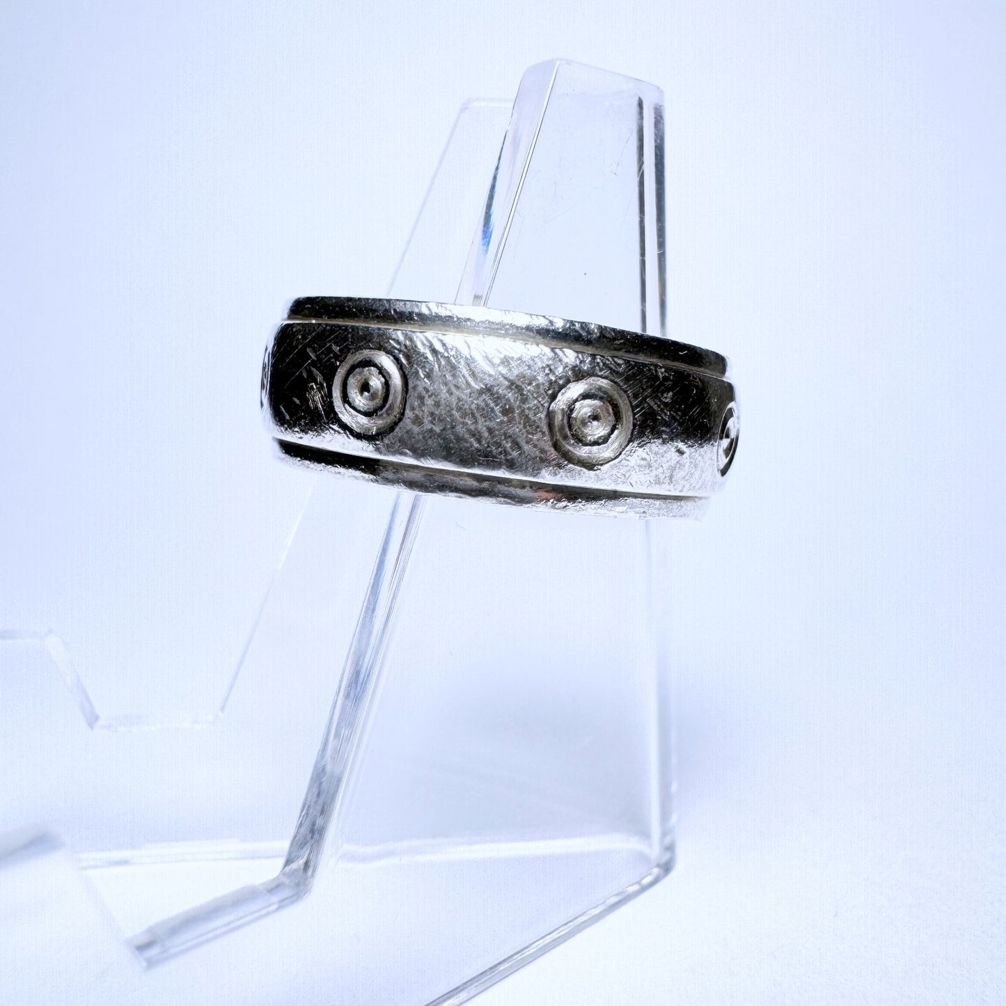Ring 925er Silber Größe 58 genietet 4,98g1