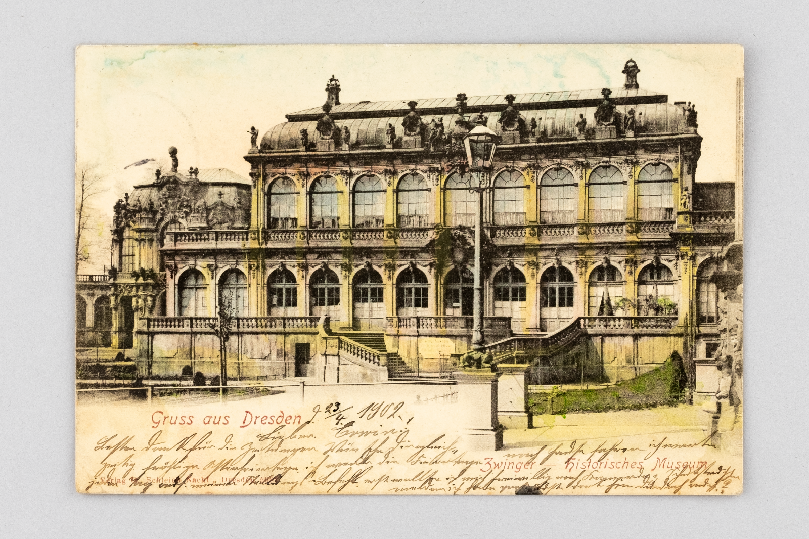 Ansichtskarte Gruss aus Dresden Zwinger 19020