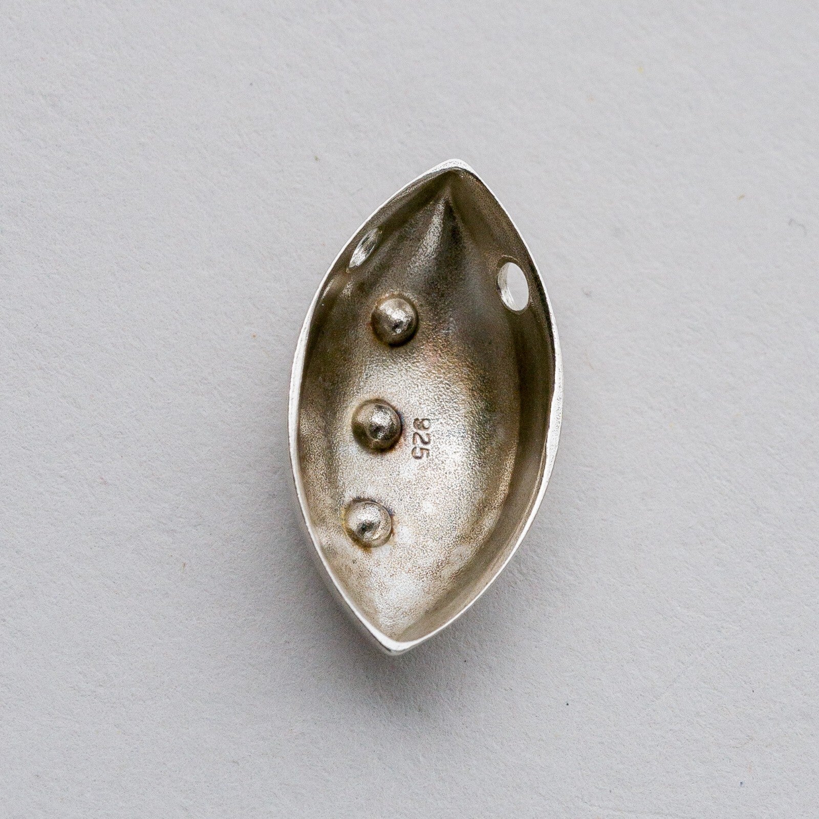 Silber Anhänger Kettenanhänger 925 Weiße Steine 1,98 g6