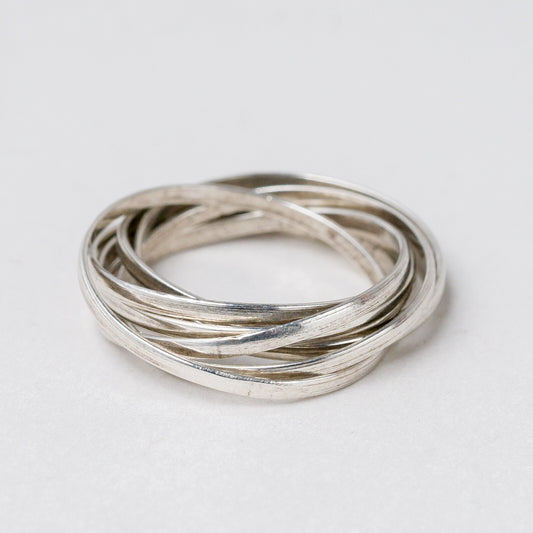 Ring Silber 7 tlg. Größe 52 (16,5 mm Ø) 2,85 g0