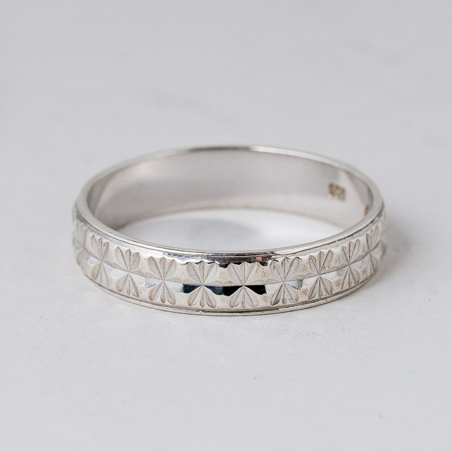 Silber Ring 925 Größe 64 (20,3 mm Ø) 2,93 g1