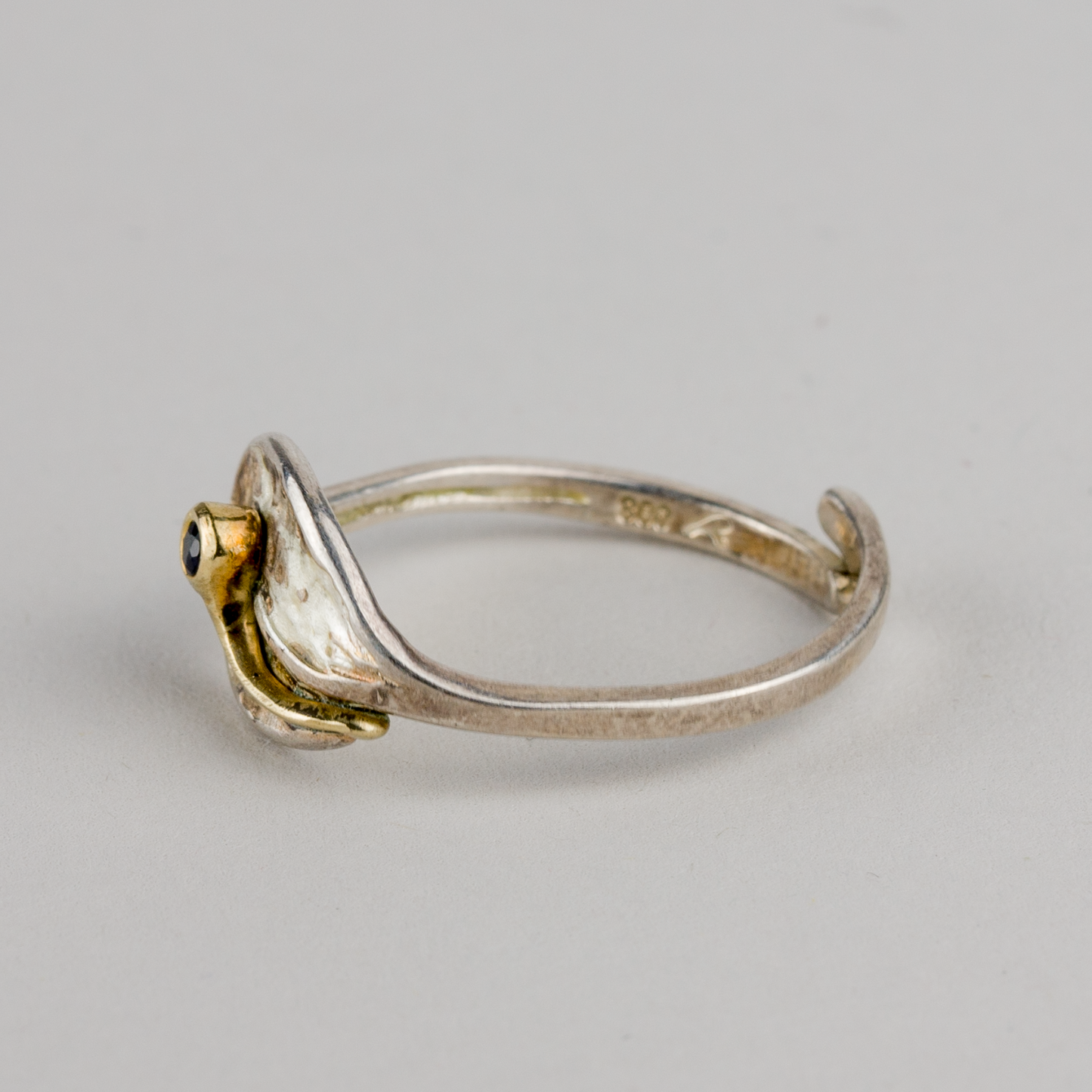 Silberring 800er Silber 2g Vintage 2 cm2