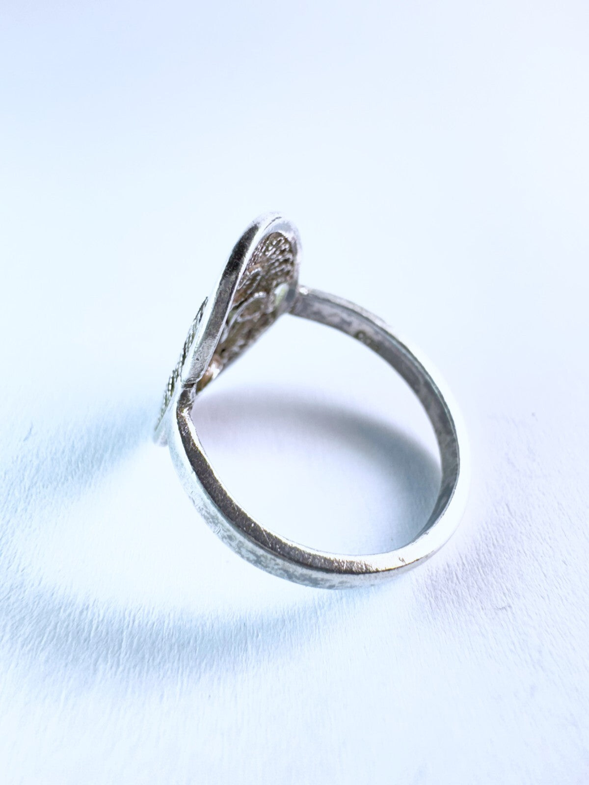 Silberring 800er Silber mit Verzierung Größe 59 (18,8 mm Ø) 3,24 g3